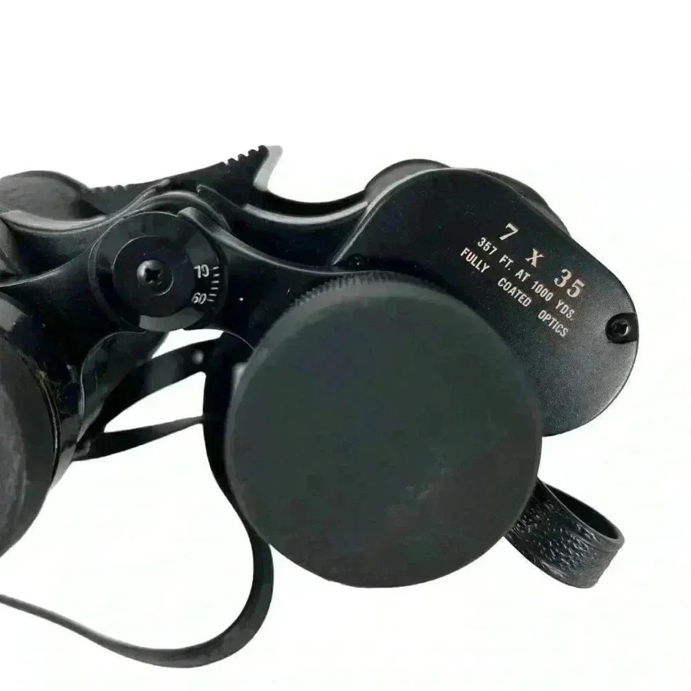 Vintage Bushnell Ensign 7x35 Binoculars Insta-Focus Optics, Case, Retro